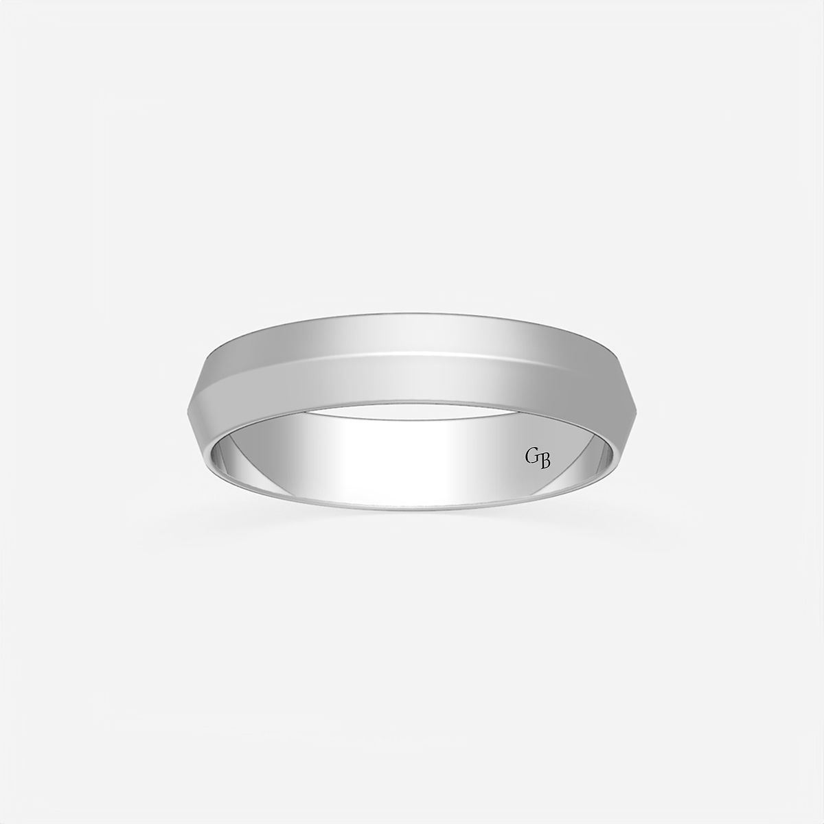 4mm Knife Edge Wedding Band